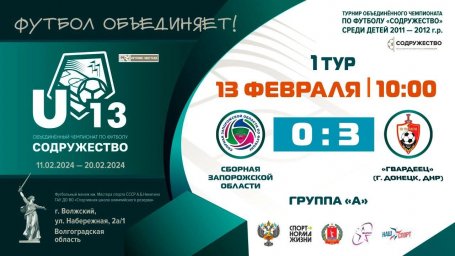 Первые итоги Объединённого чемпионата по футболу «Содружество»!