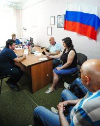Сотрудники Министерства провели прием граждан в Тельманово