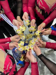 Золото на всероссийских соревнованиях по спортивной аэробике!