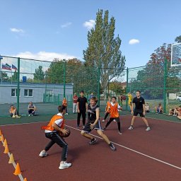 ​В рамках проекта «Крепкая семья» прошло  спортивное мероприятие «Бери оранжевый мяч»