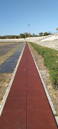 Приморский край установил спортивную дорожку в школе Тореза