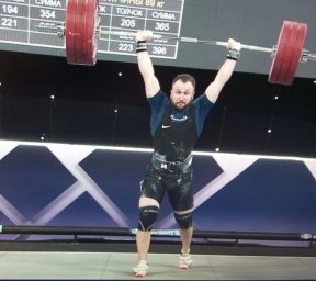 Егор Михайлов занял второе место на Чемпионате России по тяжёлой атлетике