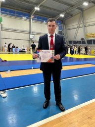 Александр Лысенко получил персональную награду на турнире в Московской области