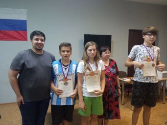 Алина Бондаренко заняла 1 место во Всероссийском шахматном фестивале