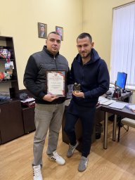 В Донецке наградили лучшего бомбардира Осеннего Кубка Донецкой Народной Республики по футболу 8х8