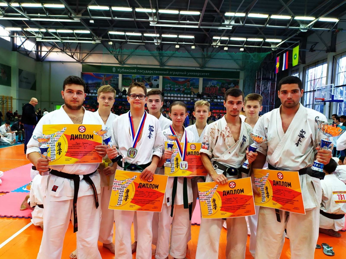 Сборная ДНР по киокушинкай каратэ завоевала 6 медалей в Краснодаре