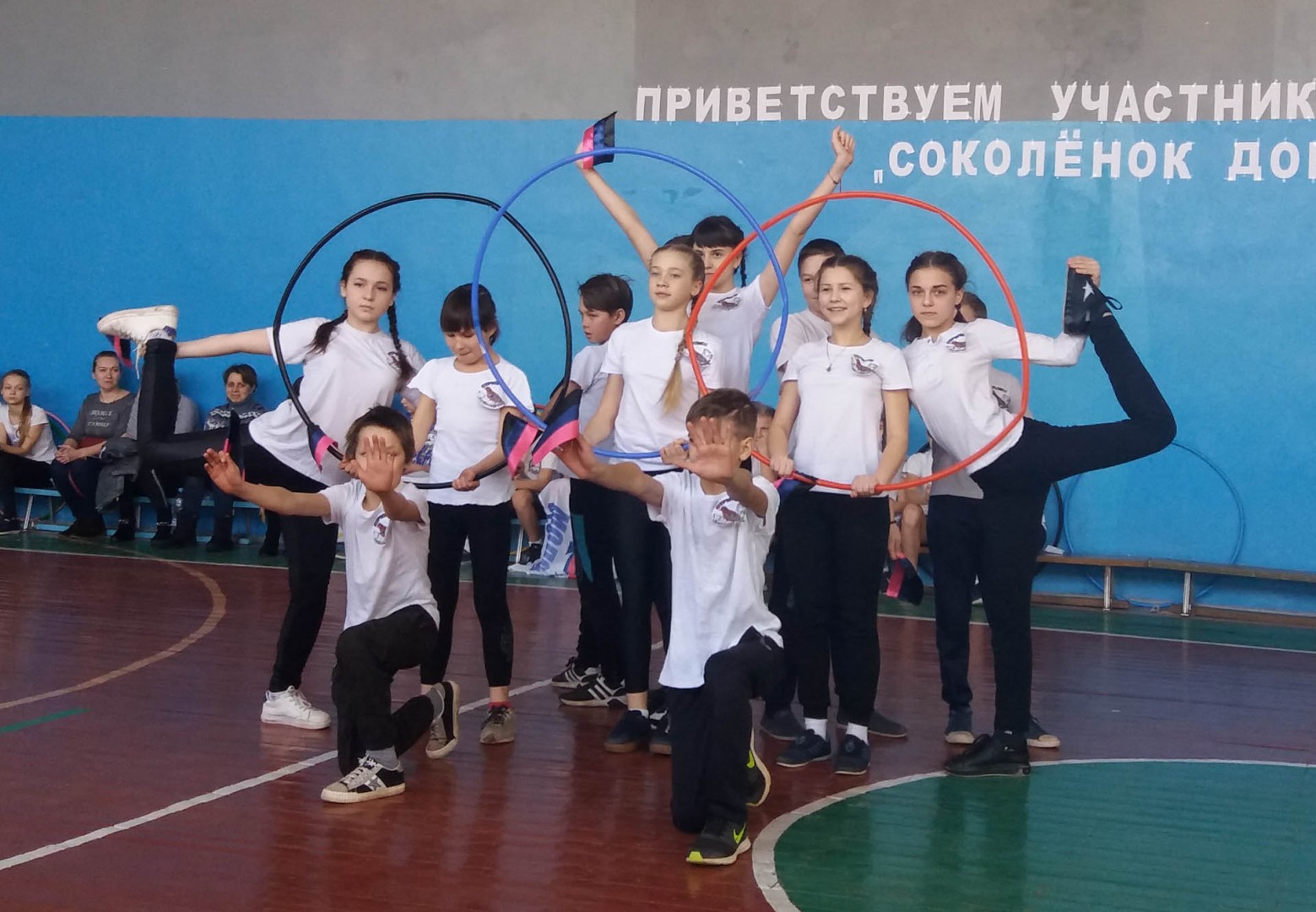 Соколята Донбасса встретились на фестивале спорта и искусств в Шахтерске