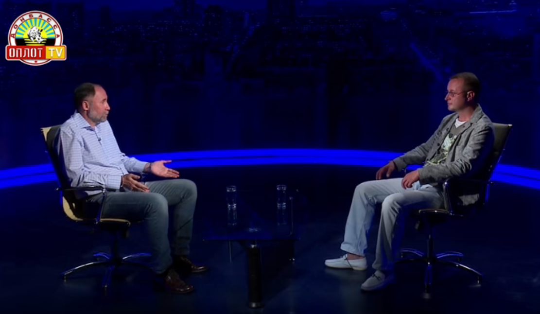 Дмитрий Ковыршин в передаче «Без галстуков» на телеканале «Оплот»