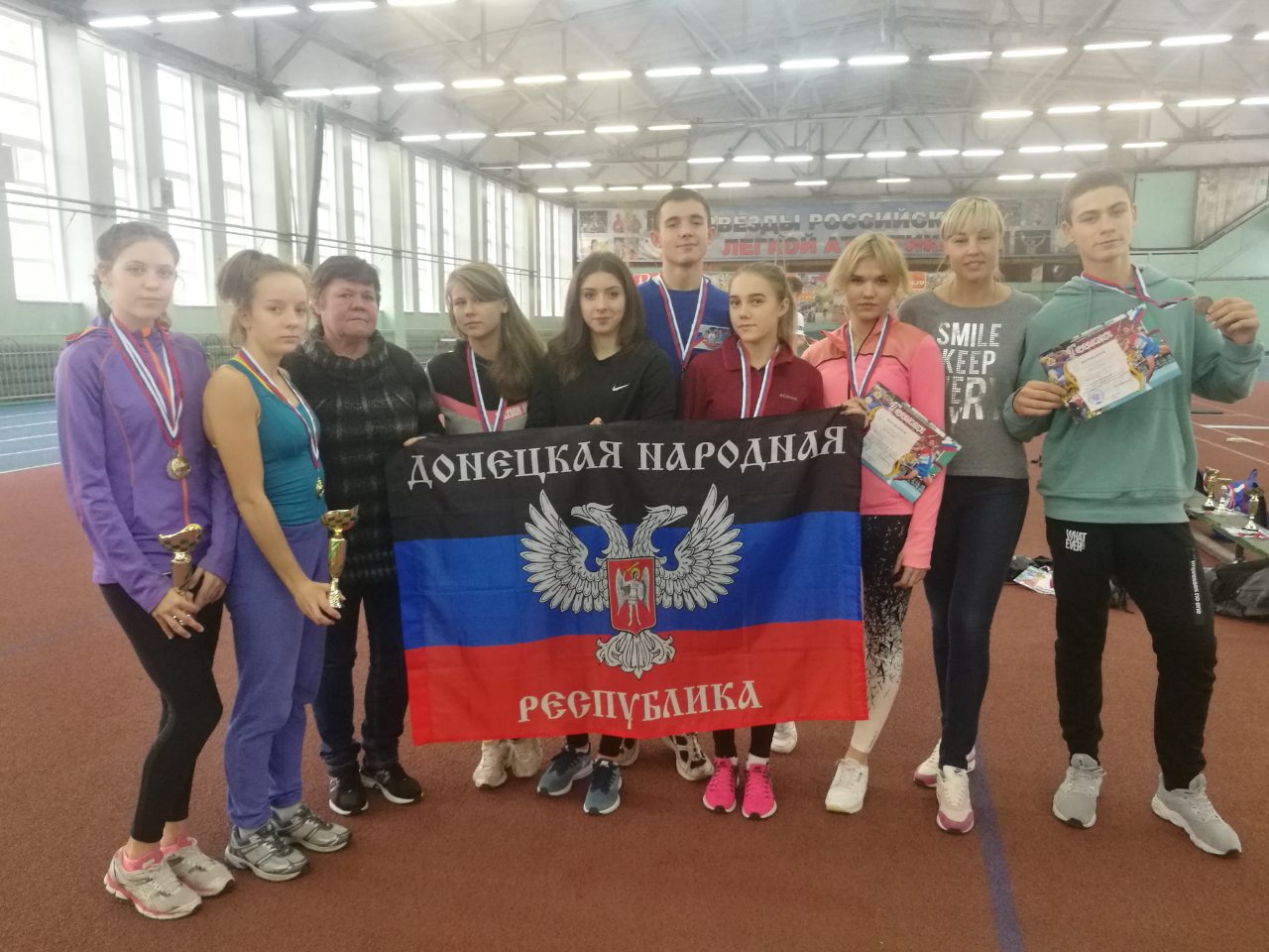 Одиннадцать медалей привезла сборная ДНР по легкой атлетике из Рязанской области