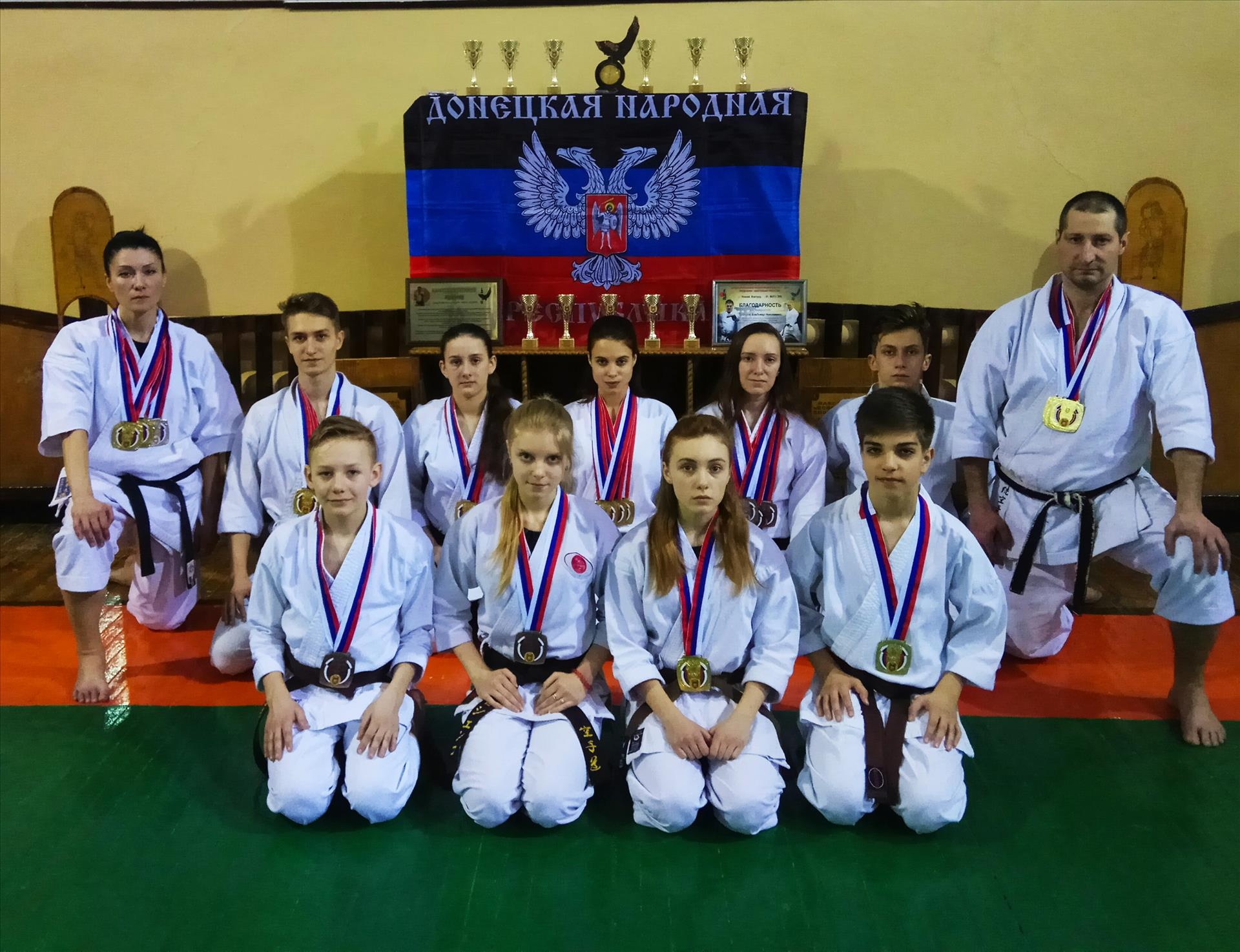 Соревнования Национальной Федерации каратэ-до Фудокан-Шотокан России принесли сборной ДНР 32 медали