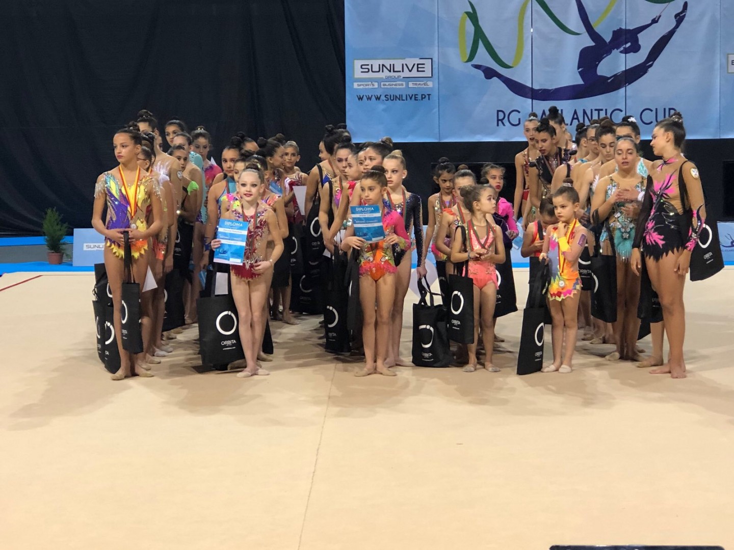 Три золотые медали привезли юные гимнастки из Португалии
