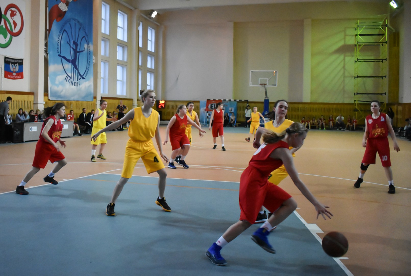 Состоялся финал четырёх «Лиги школьных баскетбольных клубов» среди девушек