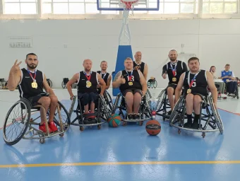 Команда баскетболистов на колясках "Донбасс" везет в Донецк кубок чемпионов!!