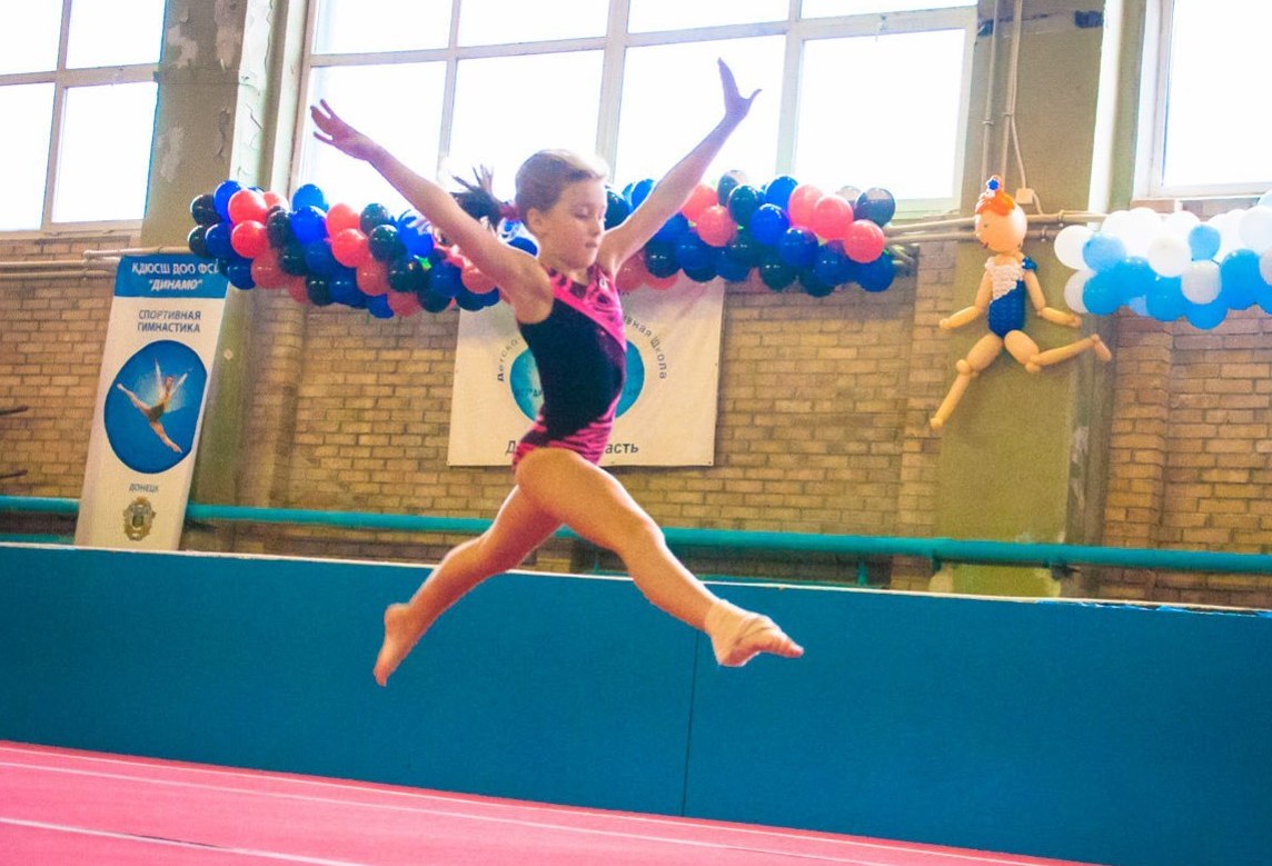 Первенство Республики по спортивной гимнастике собрало в Донецке 46 спортсменок со всего Донбасса
